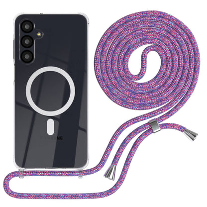 Galaxy A-6 Serie transparente Hülle + Kordel mit MagSafe