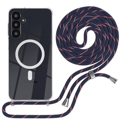 Galaxy A-6 Serie transparente Hülle + Kordel mit MagSafe