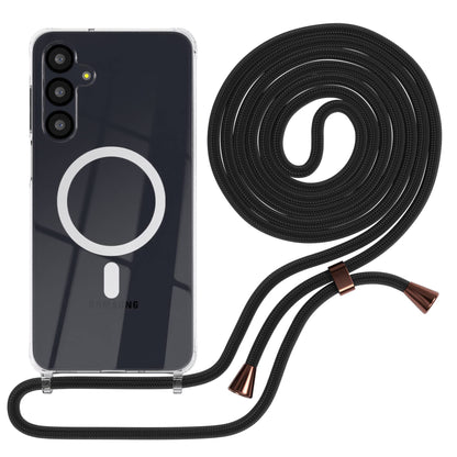 Galaxy A-6 Serie transparente Hülle + Kordel mit MagSafe