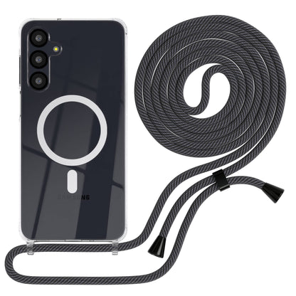 Galaxy A-6 Serie transparente Hülle + Kordel mit MagSafe