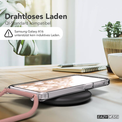 Galaxy A-6 Serie transparente Hülle + Kordel mit MagSafe