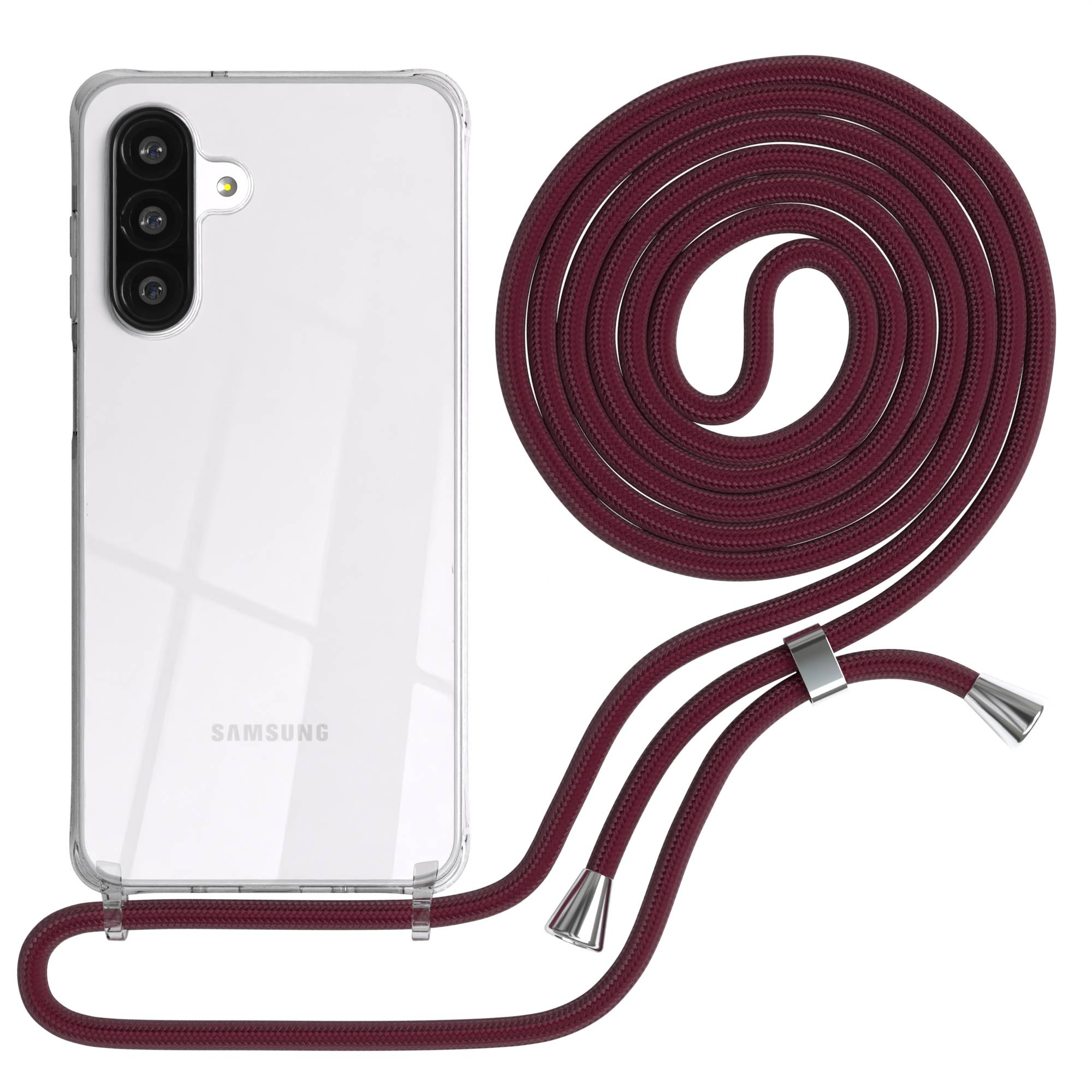 Galaxy A26 transparente Hülle + Kordel