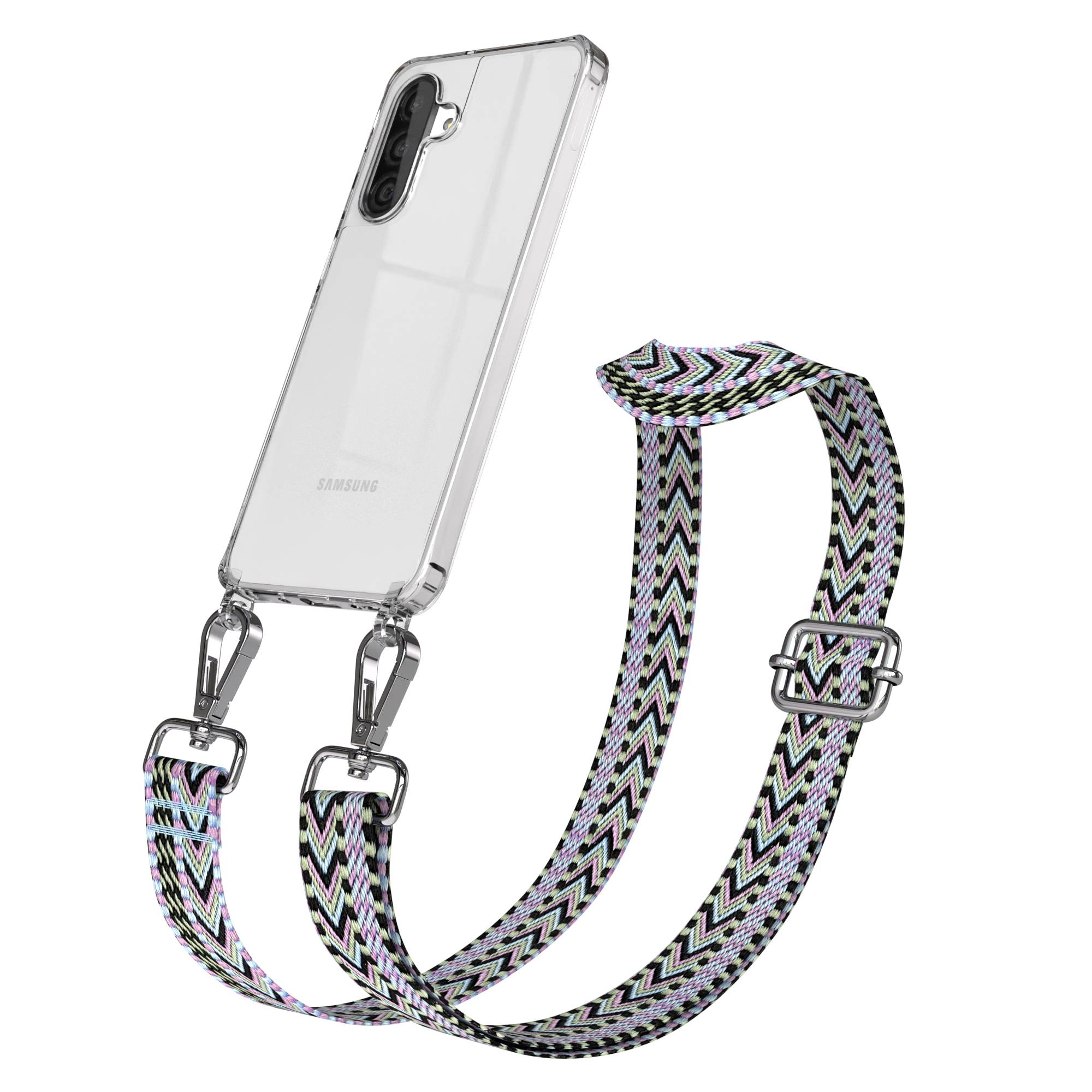 Samsung Galaxy A26 Handykette mit Boho Band verstellbarer Trageriemen 