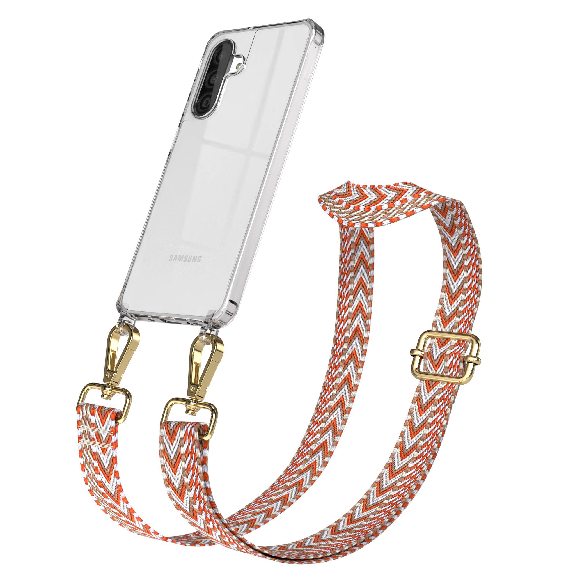 Samsung Galaxy A26 Handykette mit Boho Band verstellbarer Trageriemen 