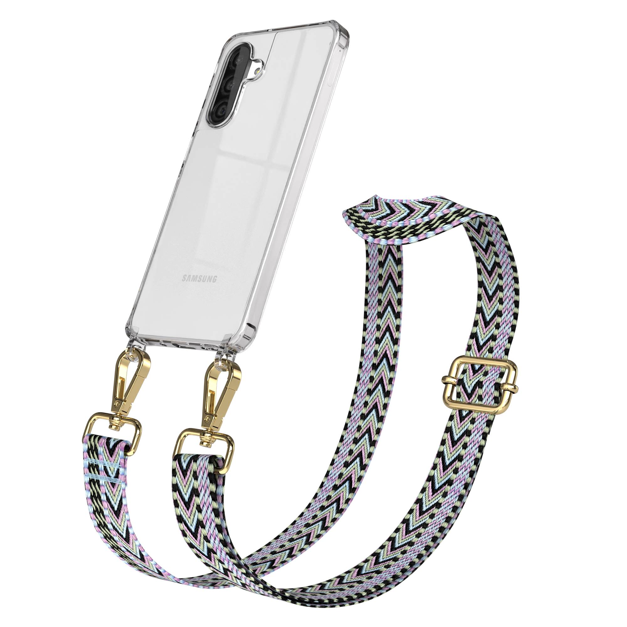 Samsung Galaxy A26 Handykette mit Boho Band verstellbarer Trageriemen 