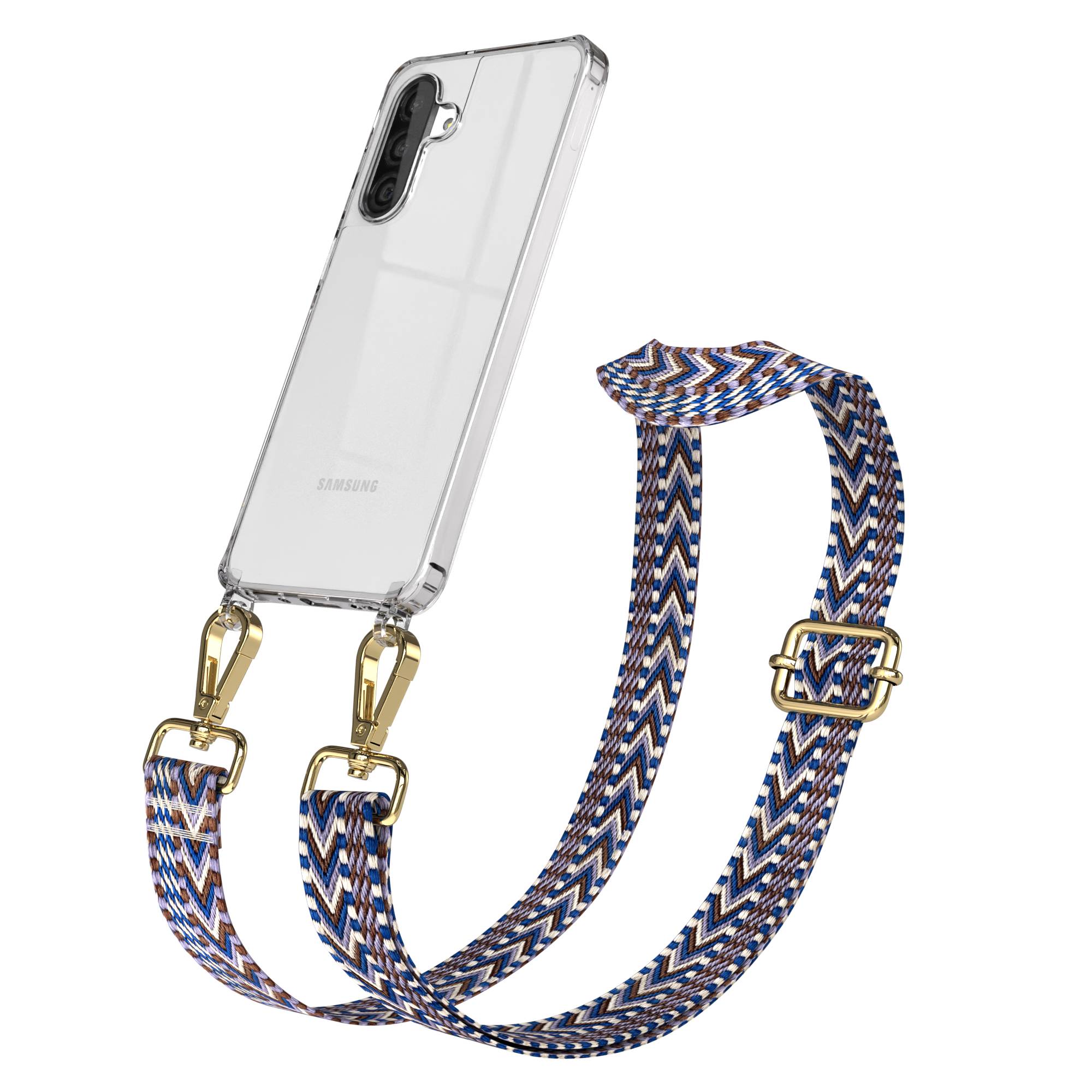 Samsung Galaxy A26 Handykette mit Boho Band verstellbarer Trageriemen 