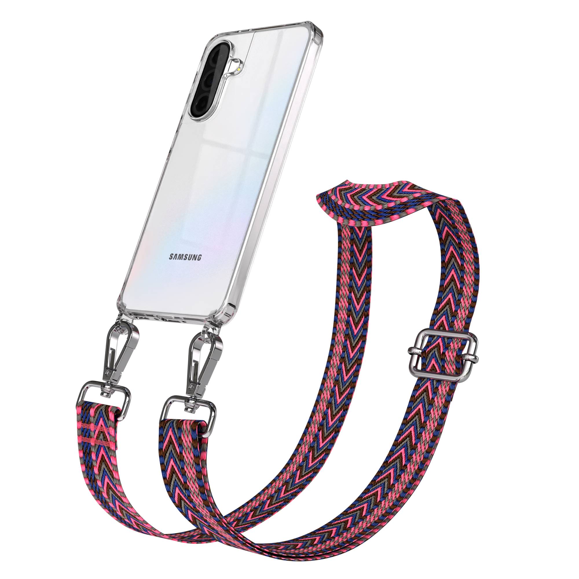 Samsung Galaxy A36 Handykette mit Boho Band verstellbares Umhängeband 