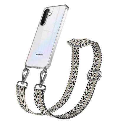 Samsung Galaxy A36 Handykette mit Boho Band verstellbares Umhängeband 