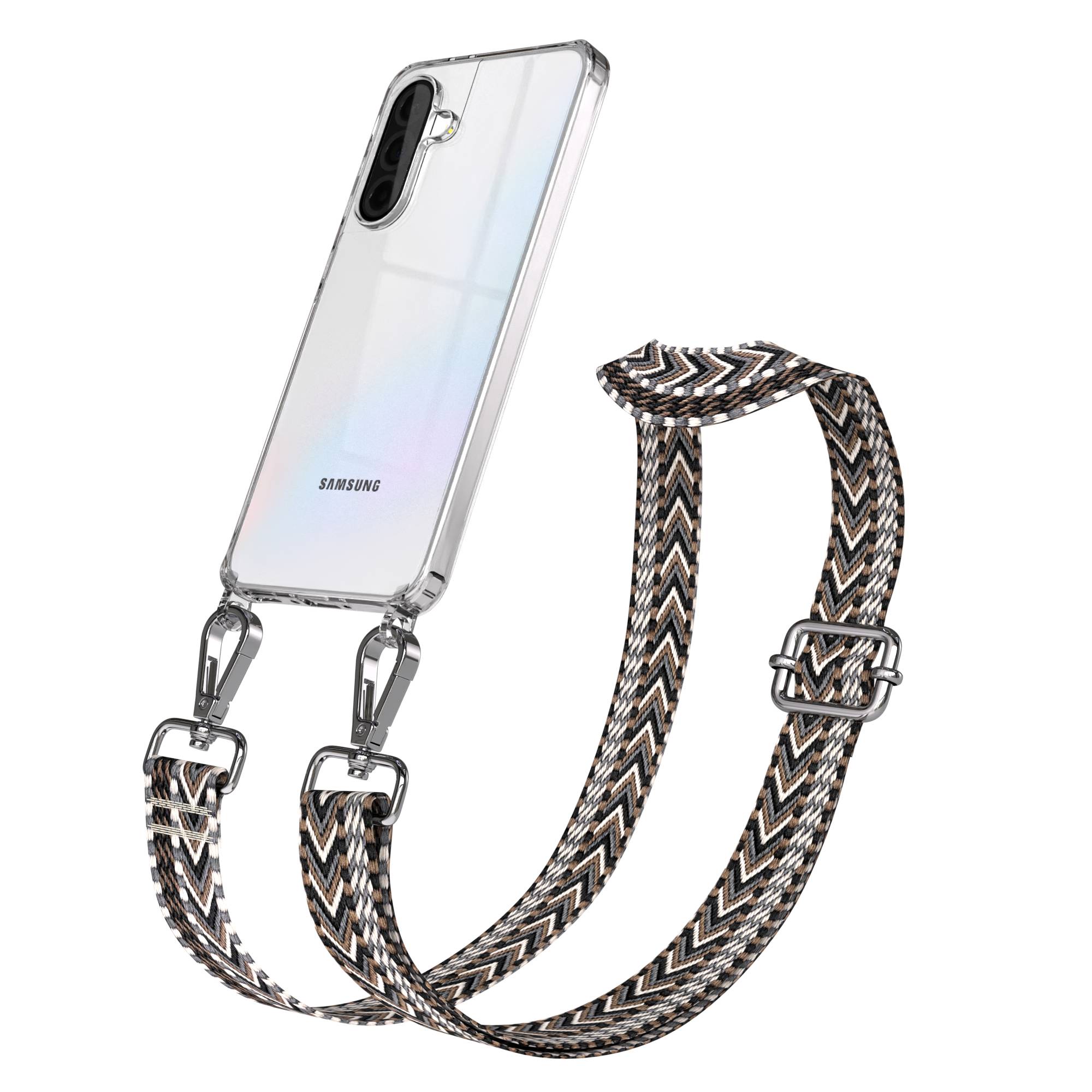 Samsung Galaxy A36 Handykette mit Boho Band verstellbares Umhängeband 