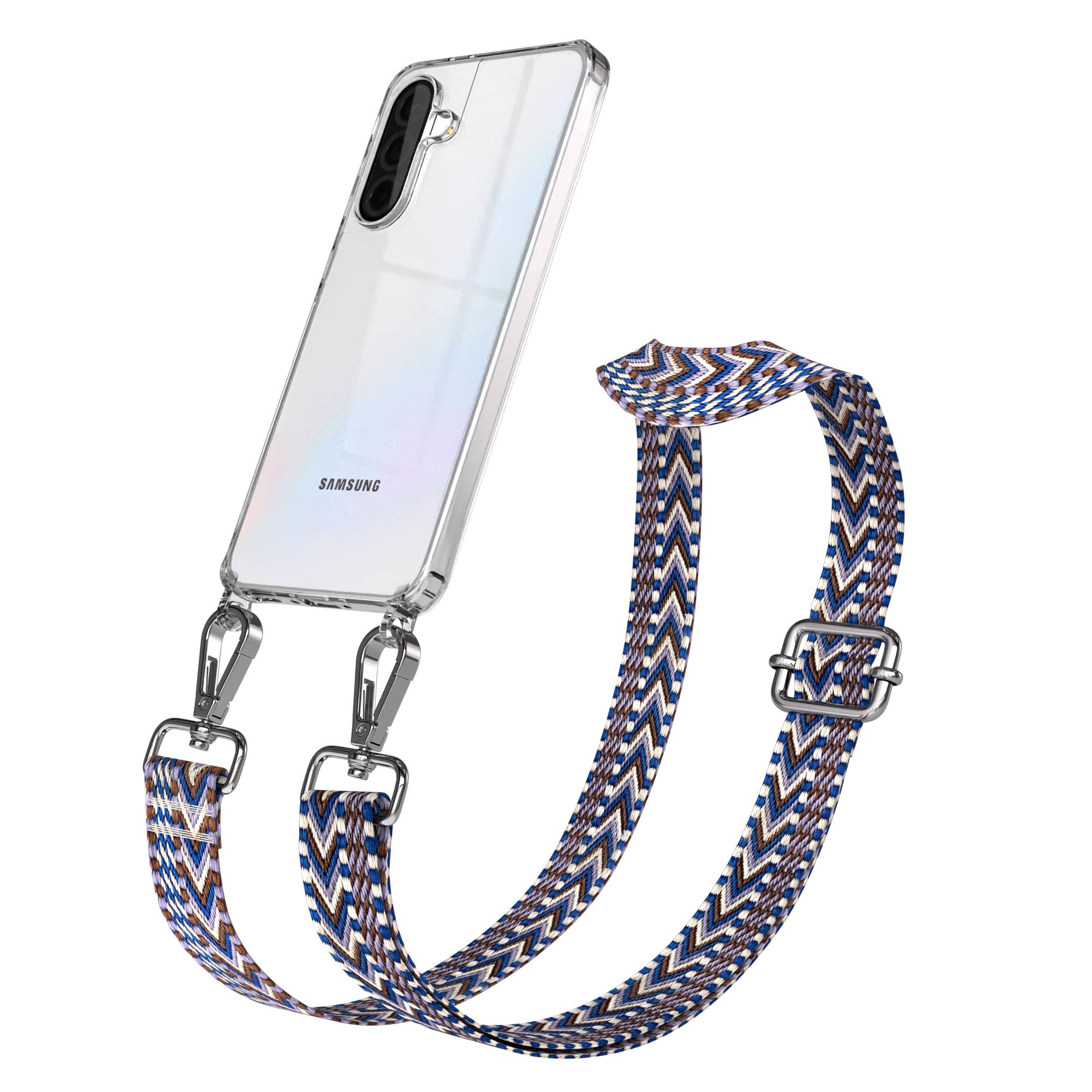 Samsung Galaxy A36 Handykette mit Boho Band verstellbares Umhängeband 