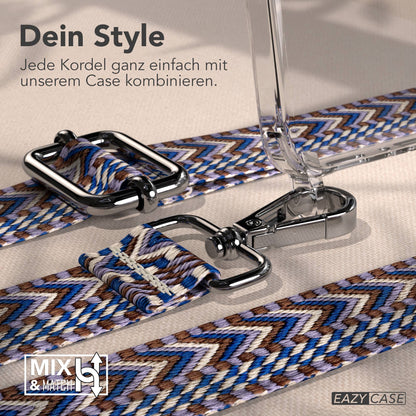 Samsung Galaxy A36 Handykette mit Boho Band verstellbares Umhängeband 