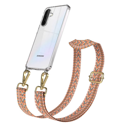 Samsung Galaxy A36 Handykette mit Boho Band verstellbares Umhängeband 
