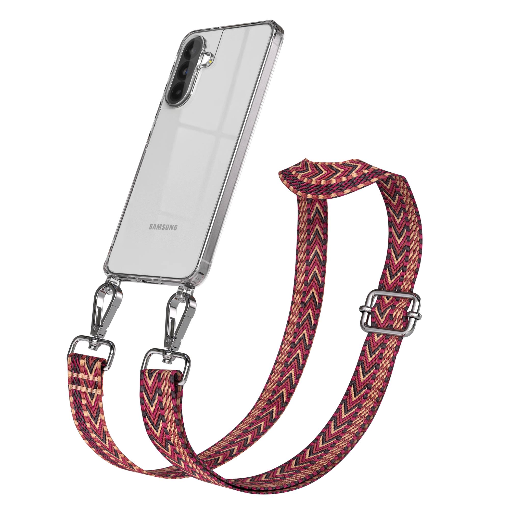 Samsung Galaxy A56 Handykette mit Boho Band verstellbar 