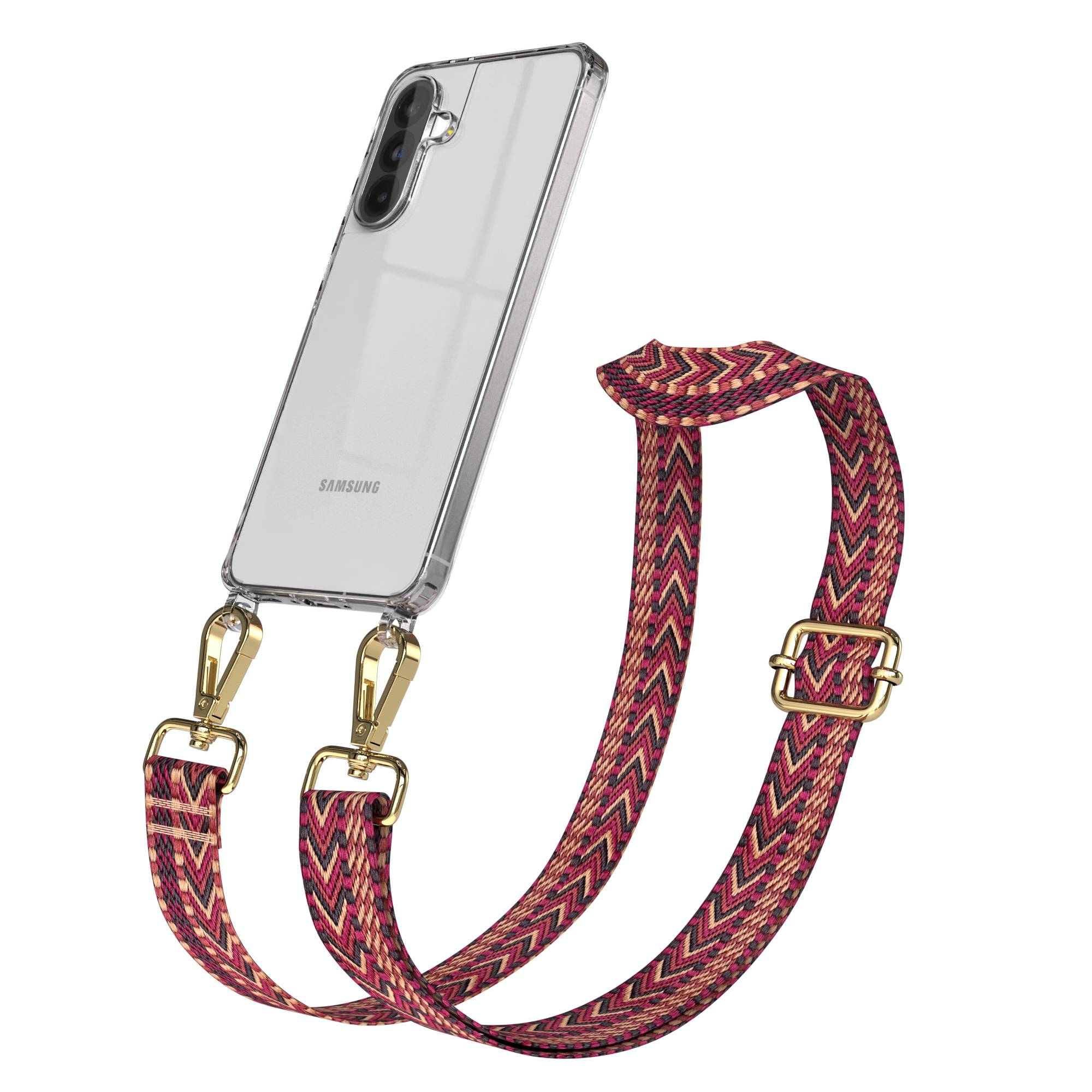 Samsung Galaxy A56 Handykette mit Boho Band verstellbar 