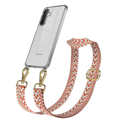 Samsung Galaxy A56 Handykette mit Boho Band verstellbar 