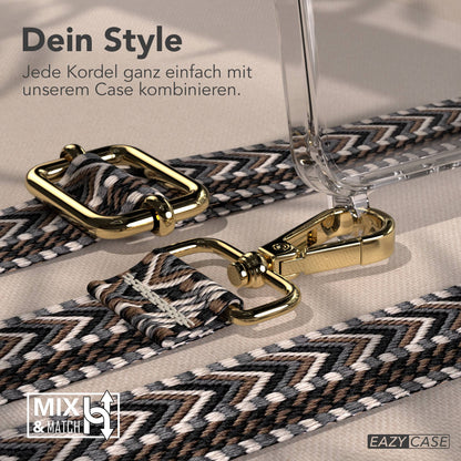 Samsung Galaxy A56 Handykette mit Boho Band verstellbar 
