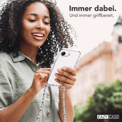 iPhone 16e transparente Hülle + Kordel