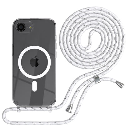 iPhone 16e transparente Hülle + Kordel mit MagSafe