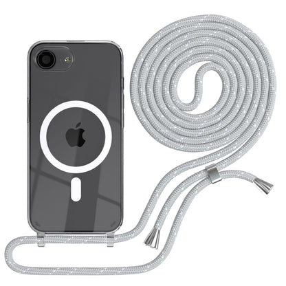 iPhone 16e transparente Hülle + Kordel mit MagSafe