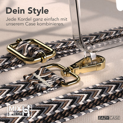 iPhone 16e MagSafe Handykette mit Boho Band Tragekette 