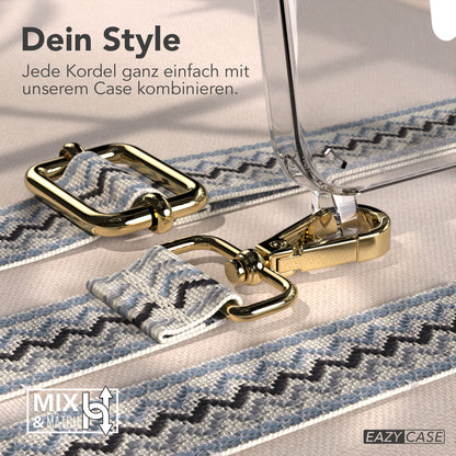iPhone 16e MagSafe Handykette mit Boho Band Tragekette 
