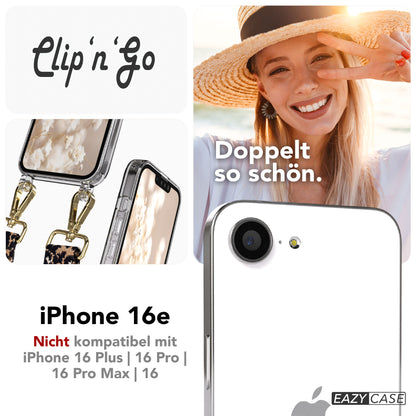 iPhone 16e MagSafe Handykette mit Boho Band Tragekette 