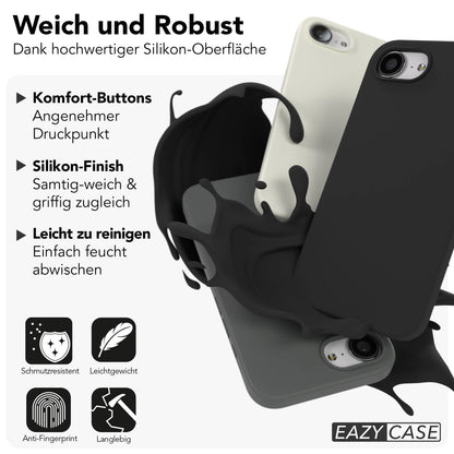 Apple iPhone 16e Premium Silikonhülle mit Kameraschutz von EAZY CASE 