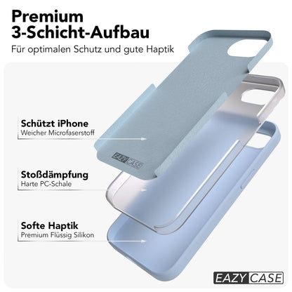 Apple iPhone 16e Premium Silikonhülle mit Kameraschutz von EAZY CASE 