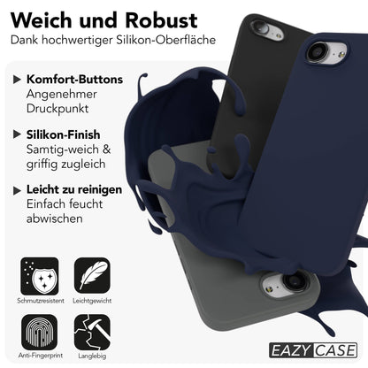 Apple iPhone 16e Premium Silikonhülle mit Kameraschutz von EAZY CASE 