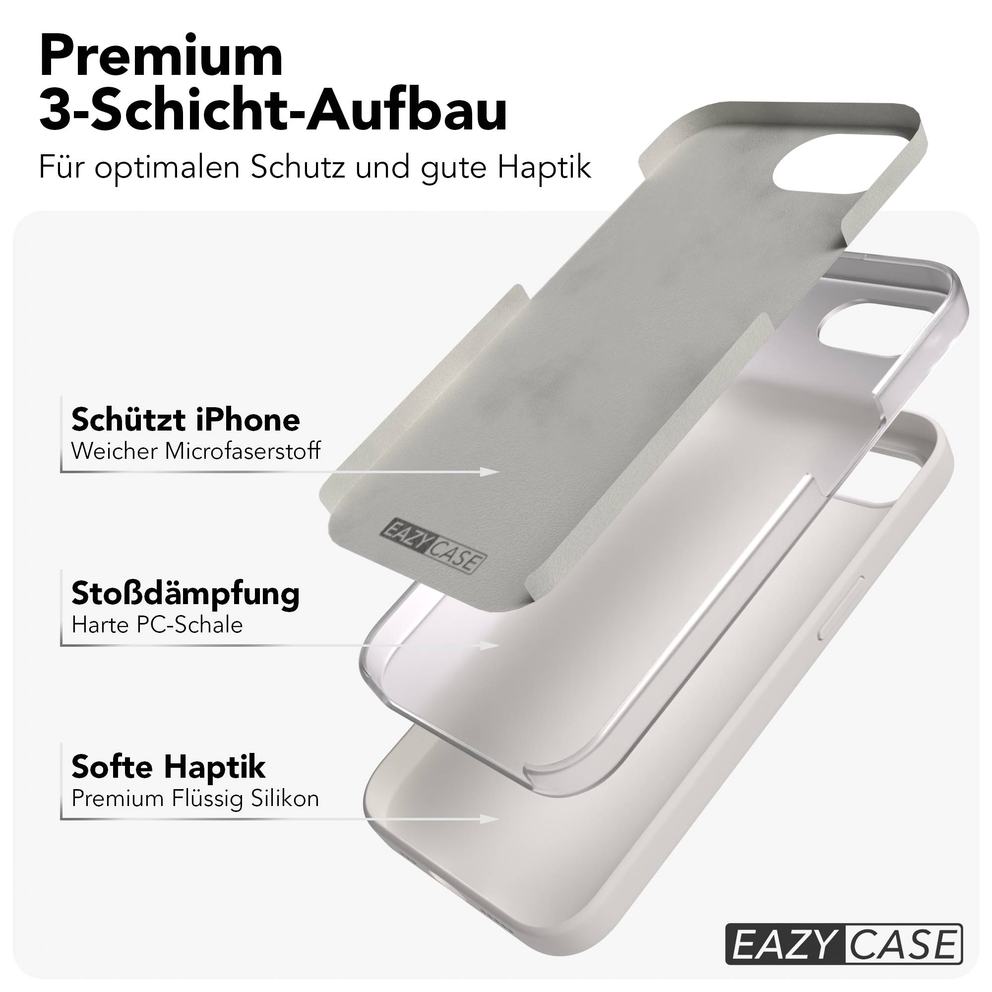 Apple iPhone 16e Premium Silikonhülle mit Kameraschutz von EAZY CASE 