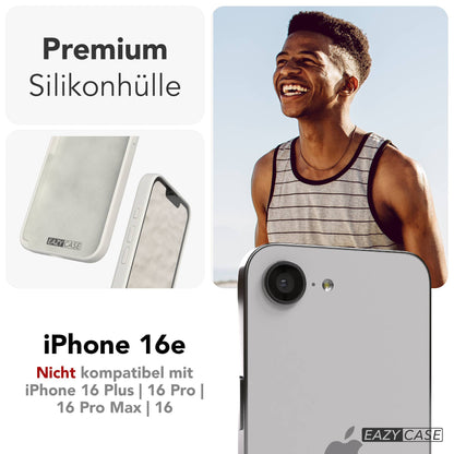 Apple iPhone 16e Premium Silikonhülle mit Kameraschutz von EAZY CASE 