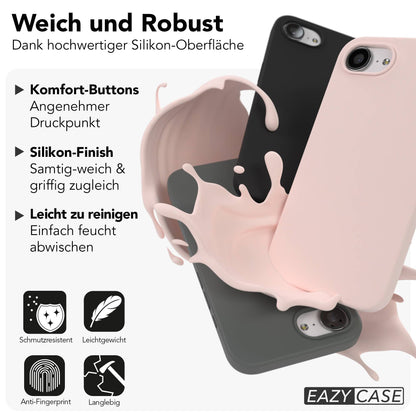 Apple iPhone 16e Premium Silikonhülle mit Kameraschutz von EAZY CASE 