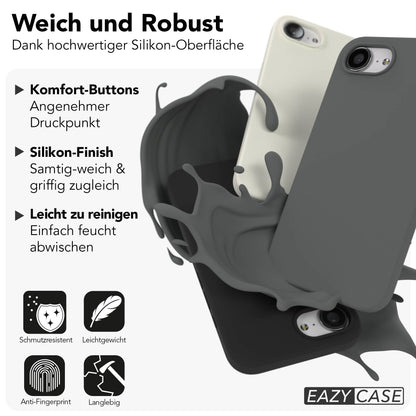 Apple iPhone 16e Premium Silikonhülle mit Kameraschutz von EAZY CASE 
