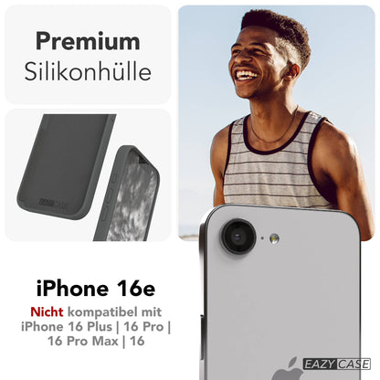 Apple iPhone 16e Premium Silikonhülle mit Kameraschutz von EAZY CASE 