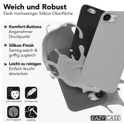 Apple iPhone 16e Premium Silikonhülle mit Kameraschutz von EAZY CASE 