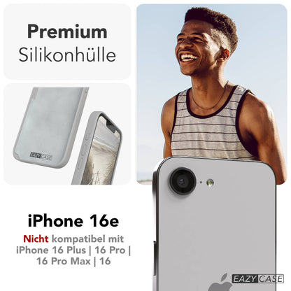 Apple iPhone 16e Premium Silikonhülle mit Kameraschutz von EAZY CASE 