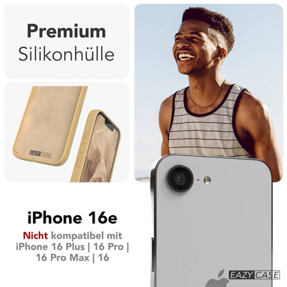 Apple iPhone 16e Premium Silikonhülle mit Kameraschutz von EAZY CASE 