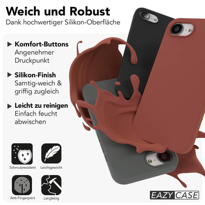 Apple iPhone 16e Premium Silikonhülle mit Kameraschutz von EAZY CASE 