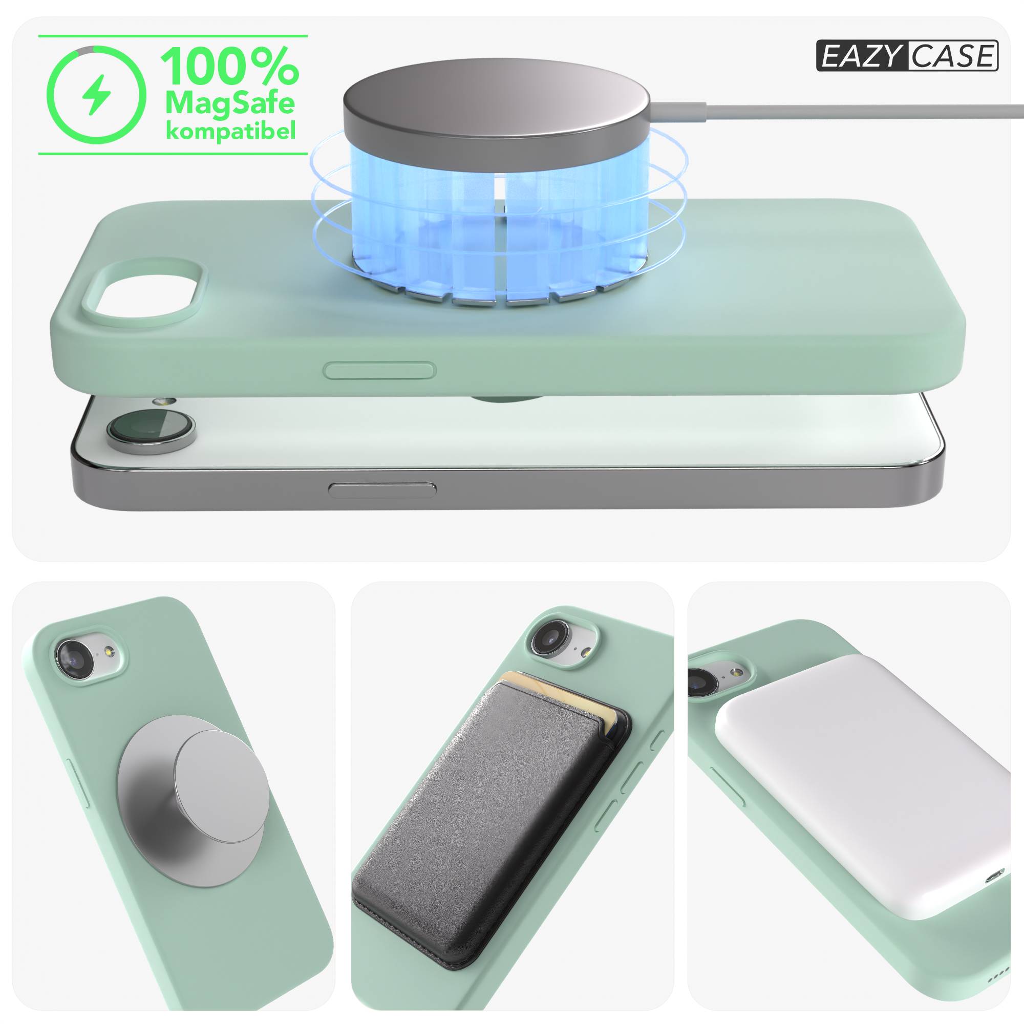 Apple iPhone 16e MagSafe Silikonhülle mit Kameraschutz von EAZY CASE 