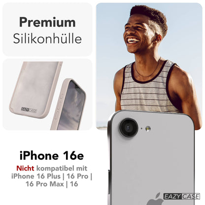 Apple iPhone 16e Premium Silikonhülle mit Kameraschutz von EAZY CASE 