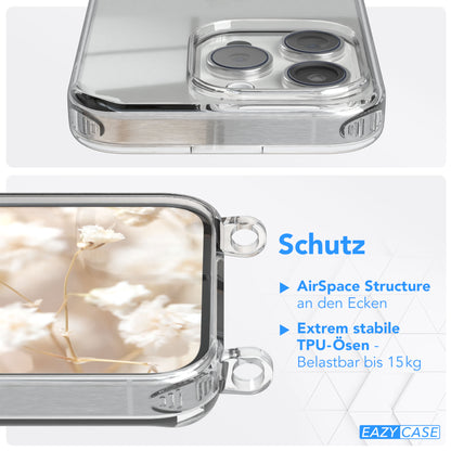 iPhone 15 Pro Handykette mit verstellbarem Boho Band von EAZY CASE 