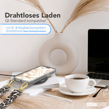 iPhone 15 Pro Handykette mit verstellbarem Boho Band von EAZY CASE 
