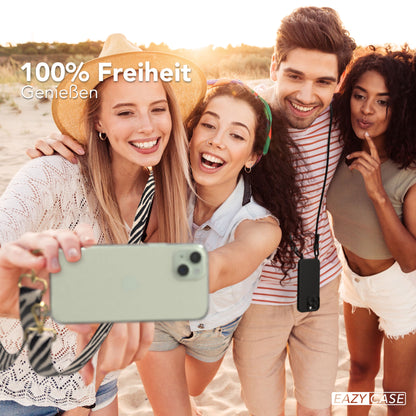 iPhone 15 Plus Handykette mit Boho Band von EAZY CASE 