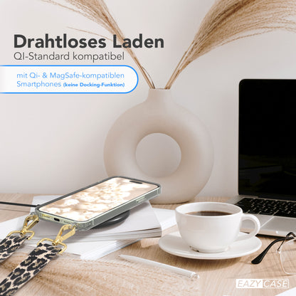 iPhone 15 Plus Handykette mit Boho Band von EAZY CASE 