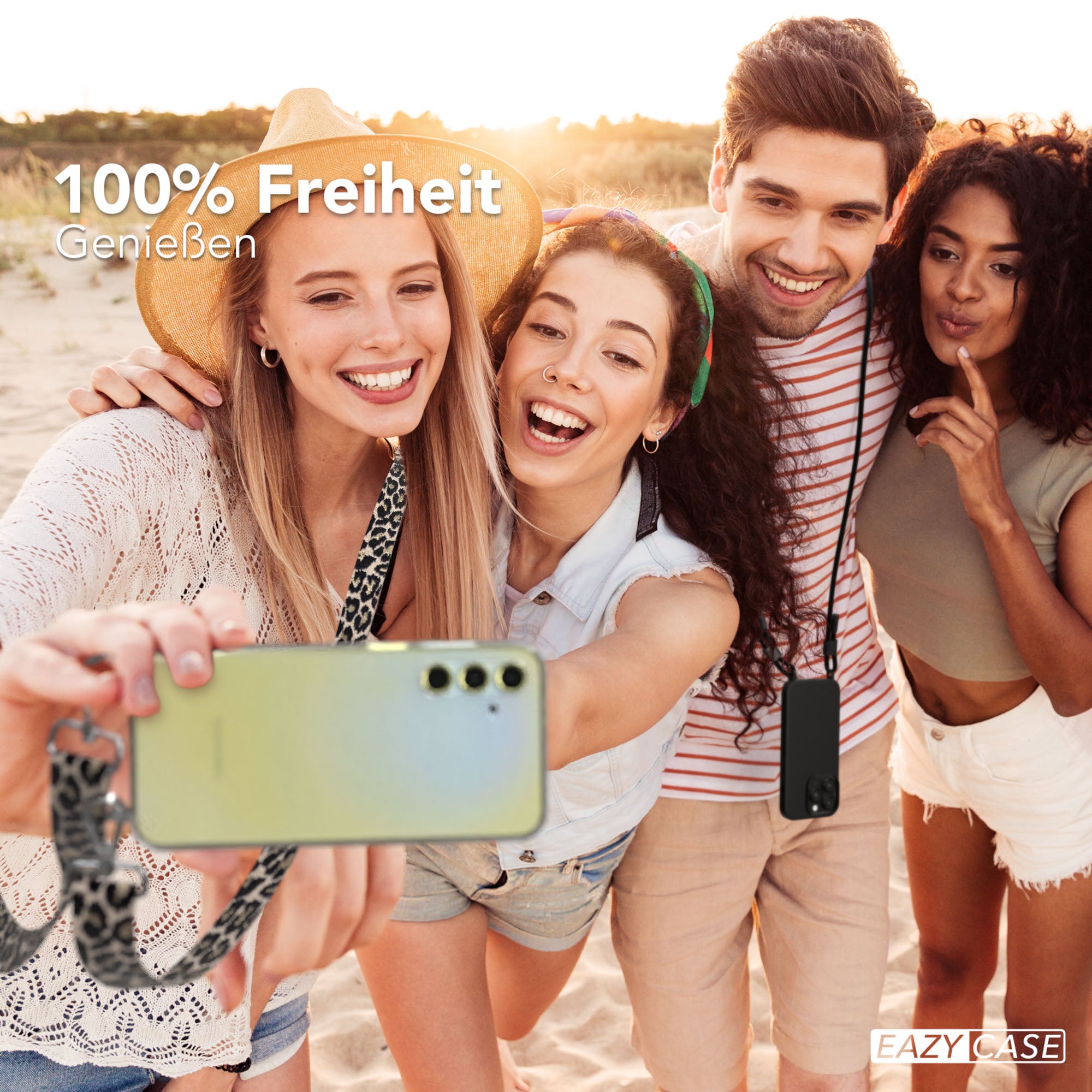 Galaxy A15 Hülle + Boho Band
