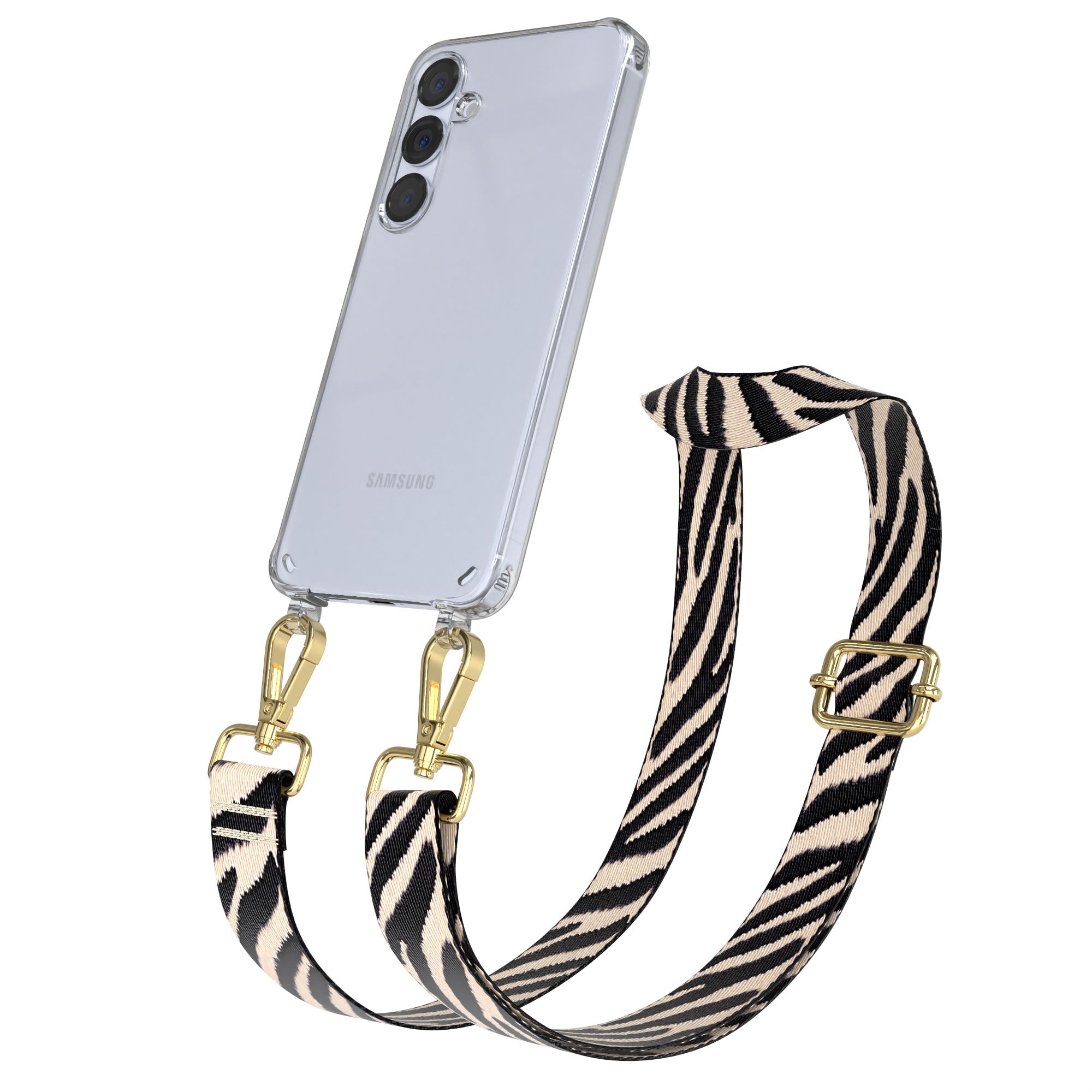 Samsung Galaxy S25 Plus Handykette mit verstellbarem Boho Trageriemen Set 