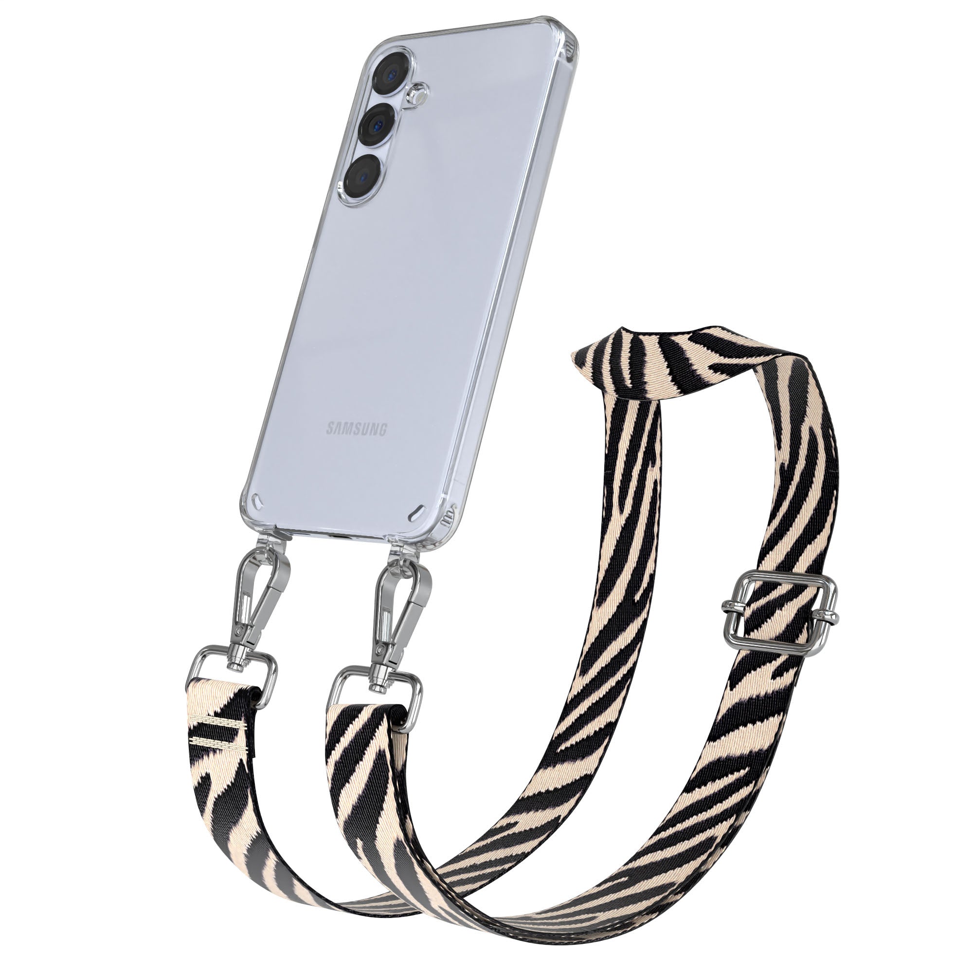 Samsung Galaxy S25 Plus Handykette mit verstellbarem Boho Trageriemen Set 