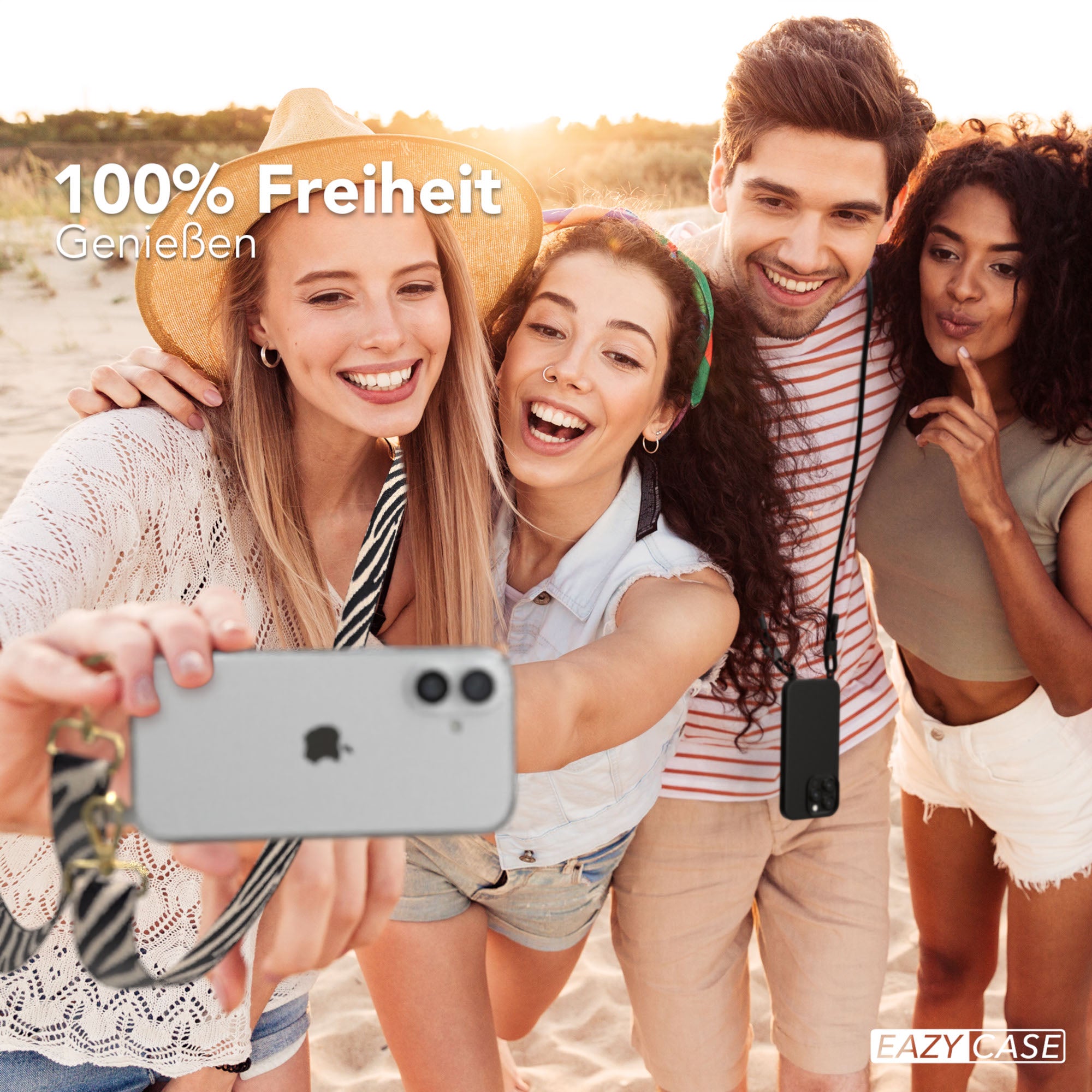 iPhone 16 Hülle + Boho Band