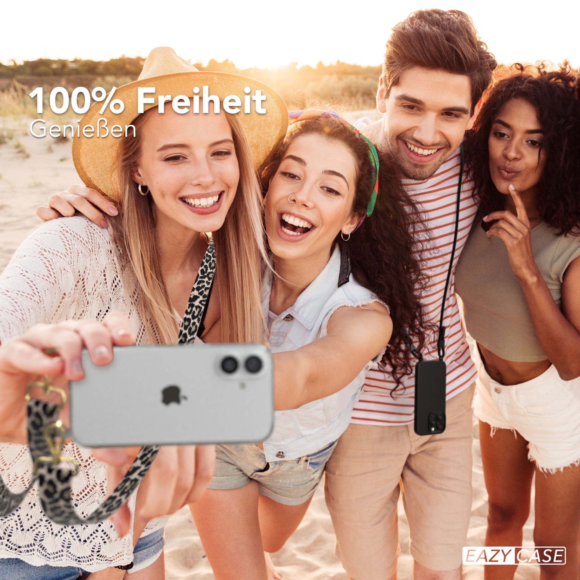 iPhone 16 Hülle + Boho Band
