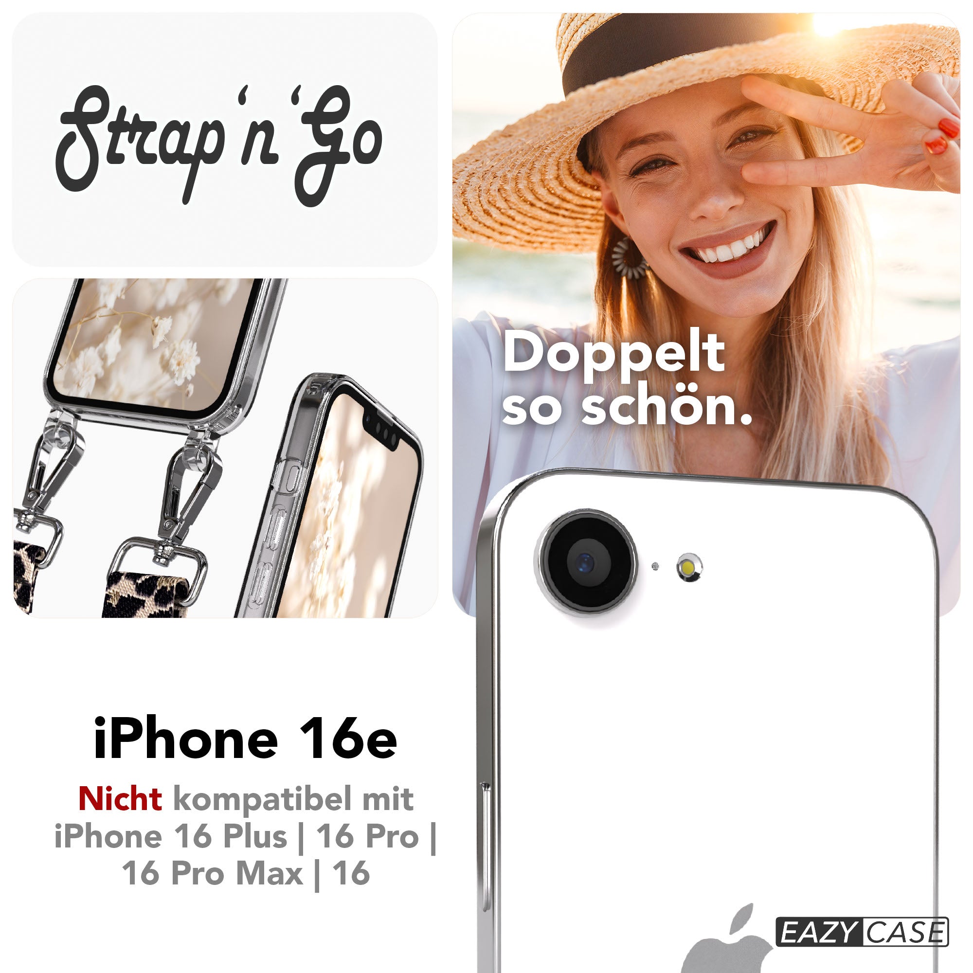 iPhone 16e Hülle + Boho Band